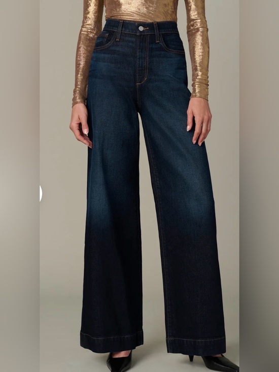 Joe's Jeans Denim - Joe's Jeans Dark Indigo Wide Leg High-Rise Jeans